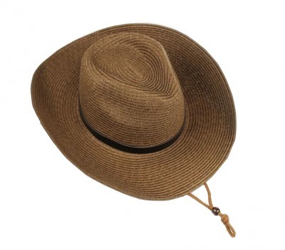 SKB003 Design Western Cowboy Hat Style Custom Foldable Straw Hat Style Foldable Customized Sunshade Hat Style Straw Hat Center detail view-1